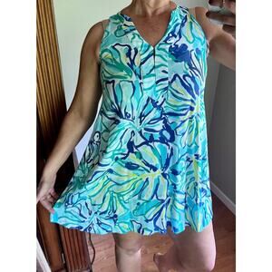 Lilly Pulitzer Halter Style Pool Blue Archelle Dress Size XXS Style 23250